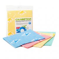 Салфетка универс. бамбуковая SOL 30*34 (3шт/у)(100уп/п) Салфетка универс. бамбуковая SOL 30*34 (3шт/у)(100уп/п)