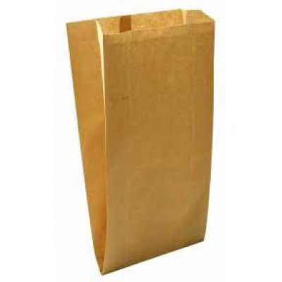 Пакет бумажный крафт 40 гр V-дно (140*60*250)