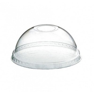 Крышка купол. для стакана с отверстием d=95мм (50шт/уп)