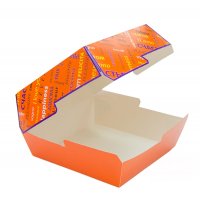Коробка для гамбургера Fiesta 118х117х71 (200/кор) Коробка для гамбургера Fiesta 118х117х71 (200/кор)