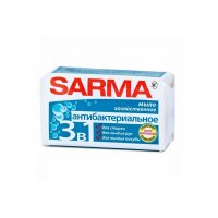 Мыло хозяйственное Сарма Антибактериальный Эффект 140гр (4шт/уп) (12уп/п) Мыло хозяйственное Сарма Антибактериальный Эффект 140гр (4шт/уп) (12уп/п)