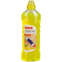 Средство для мытья полов OfficeClean "Универсал. Лимон", 1л Средство для мытья полов OfficeClean "Универсал. Лимон", 1л