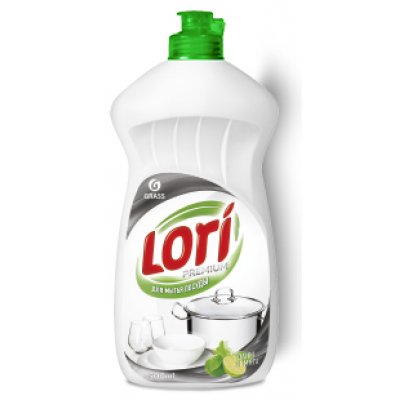 Средство для мытья посуды "Lori Premium" лайм и мята 500мл. (16шт/пак)