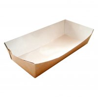 Лоток бумажный ECO TRAY 800 115*220*42 (300шт/пак) Лоток бумажный ECO TRAY 800 115*220*42 (300шт/пак)