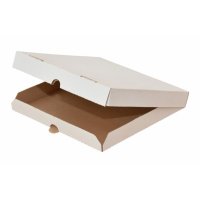 Коробка для пиццы 400х400 белая (100шт/пак) Коробка для пиццы 400х400 белая (100шт/пак)