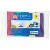 Губки для посуды OfficeClean "Maxi",  9*6,5*2,7см, (5шт/уп)