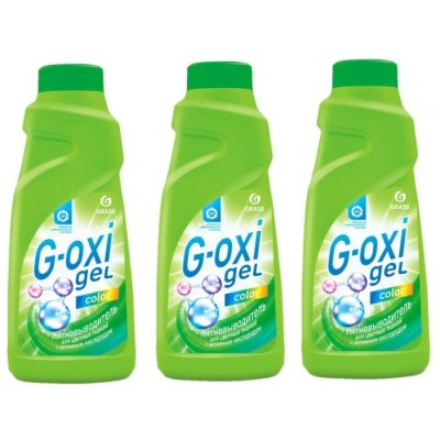 ПЯТНОВЫВОДИТЕЛЬ  "G-OXI gel" — ОТБЕЛИВАТЕЛЬ для цветных тканей с актив. кислородом 500мл(6шт/пак)