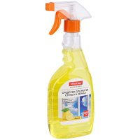 Ср-во для мытья стекол и зеркал OfficeClean "Лимон"с изопропиловым спиртом, 500мл, с курком(24ш/пак) Ср-во для мытья стекол и зеркал OfficeClean "Лимон"с изопропиловым спиртом, 500мл, с курком(24ш/пак)