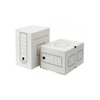 Короб архивный 20см. ATTACHE гофрокартон, белый