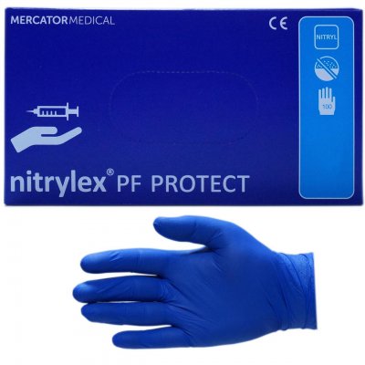 Перчатка NitrylexPF  PROTECT, нитрил. неопудр(XS) (20шт/упак) 
