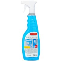 Средство для мытья стекол и зеркал OfficeClean "После дождя" с нашатырным спиртом 500мл, с курком Средство для мытья стекол и зеркал OfficeClean "После дождя" с нашатырным спиртом 500мл, с курком