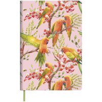 Записная книжка А6 80л. ЛАЙТ, кожзам, Greenwich Line "Vision. Birds", тон. блок, цв. срез Записная книжка А6 80л. ЛАЙТ, кожзам, Greenwich Line "Vision. Birds", тон. блок, цв. срез