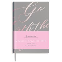 Записная книжка А6 80л. ЛАЙТ, кожзам, Greenwich Line "Vision. Powder pink", срез розовая фольга Записная книжка А6 80л. ЛАЙТ, кожзам, Greenwich Line "Vision. Powder pink", срез розовая фольга