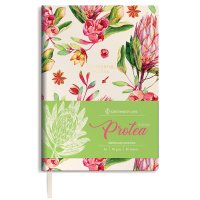 Записная книжка А6 80л. ЛАЙТ, кожзам, Greenwich Line "Vision. Protea", тон. блок, цв. срез