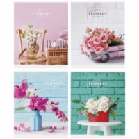 Тетрадь 48л., А5, клетка ArtSpace "Цветы. Garden flowers", эконом Тетрадь 48л., А5, клетка ArtSpace "Цветы. Garden flowers", эконом
