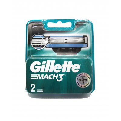 Cменные кассеты для бритья 2шт GILLETTE MACH3