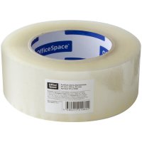 Клейкая лента упаковочная OfficeSpace, 48мм*200м, 40мкм, прозрачная, инд.упаковка Клейкая лента упаковочная OfficeSpace, 48мм*200м, 40мкм, прозрачная, инд.упаковка