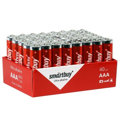 Батарейка SmartBuy AAA (LR03) алкалиновая, OS40
