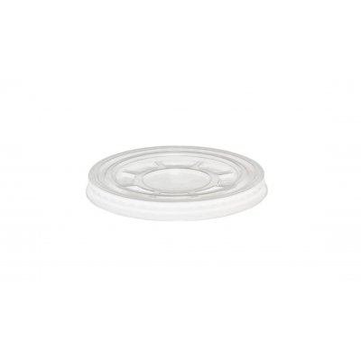 Крышка прозрачная прямая  с крестиком Veggoдля купол. стакана d=95мм(100шт/уп)(8уп/п)