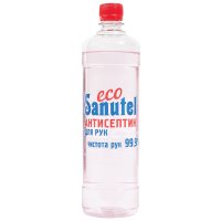 Жидкость антисептическая для рук EcoSanutel, с витамином Е, 1л Жидкость антисептическая для рук EcoSanutel, с витамином Е, 1л