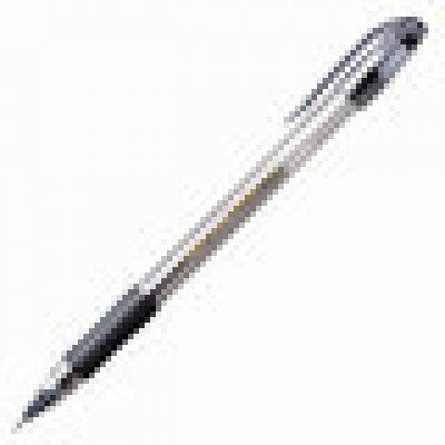 Ручка гелевая с грипом CROWN "Hi-Jell Needle Grip", ЧЕРНАЯ, узел 0,7 мм, линия письма 0,5 мм, HJR-50