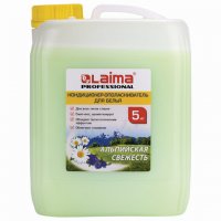 Кондиционер-ополаскиватель для белья 5 л LAIMA PROFESSIONAL, "Альпийская свежесть", 606374 Кондиционер-ополаскиватель для белья 5 л LAIMA PROFESSIONAL, "Альпийская свежесть", 606374
