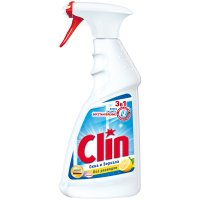 Средство для мытья стекол и зеркал Clin "Лимон", 500мл Средство для мытья стекол и зеркал Clin "Лимон", 500мл